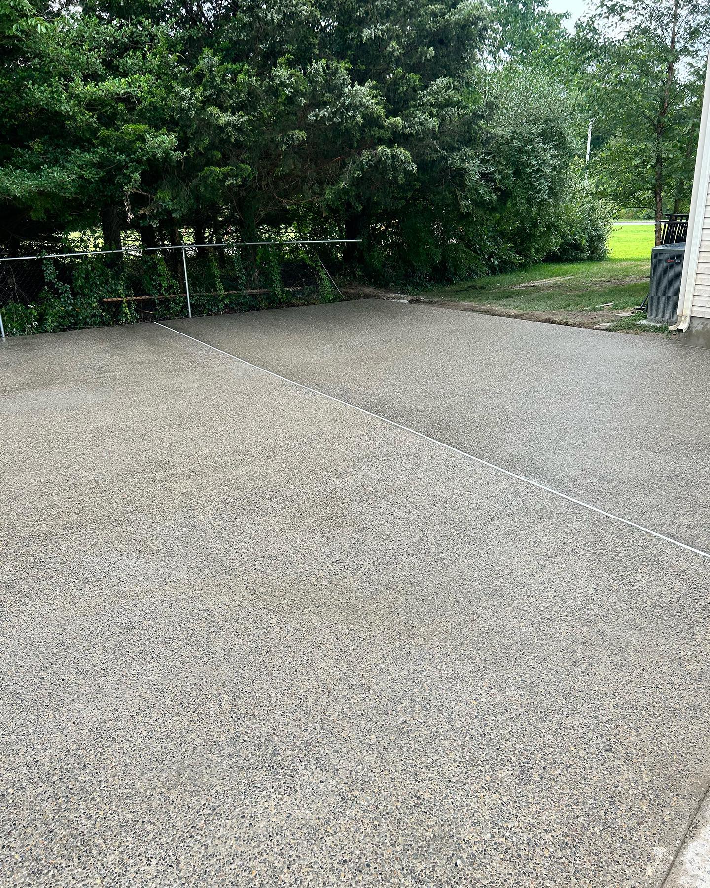 concrete driveway